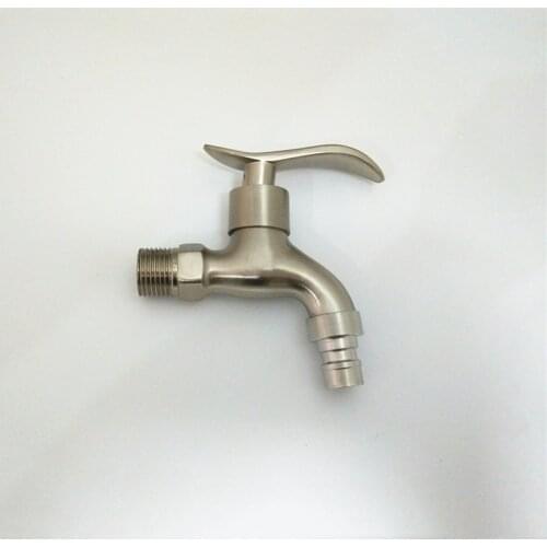 Modern Fashion Garden 304 stainless steel Fast open faucet/ Wall Mounted Taps /Bibcocks Cold Water Faucet