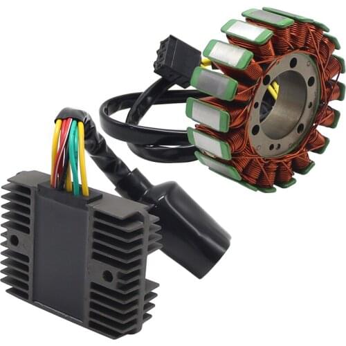 Motorcycle Voltage Regulator Rectifier+Ignition Magneto Stator Coil For Honda CBR1100XX Blackbird 31120-MAT-E01 31600-MAT-E01