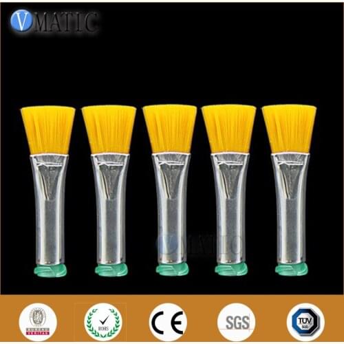 High Quality 18G Needle Brush Screw Thread Needles Efd Soft Brush Needle Flat 10mm Mouth Dispensing Needle Brush