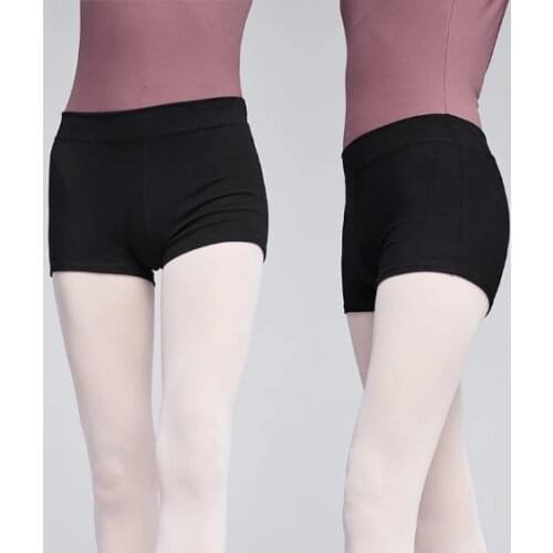 Women Ballet Dance Shorts Girls Black Full Cotton Professional Lady Leggings Boxer Pants for Dancing