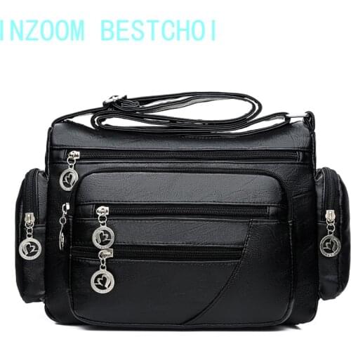 Women Bags PU Leather Shoulder Bags for Ladies Crossbody Bags Luxury Designer Female Handbag High Quality 2019 New