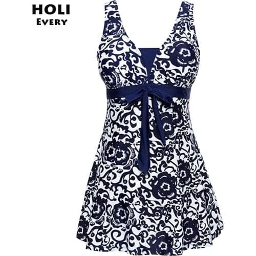 Big Large Size One piece Swimsuit Women Swimwear Dress Swimdress Plus size Bathing suit Famale Swim Lady 1 One-piece May Wear