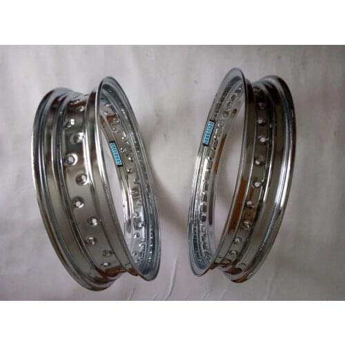 1.4/1.6/2.5*19 1.4/1.6/1.85*21 Inch 36 Spokes Holes Steel Motorcycle Wheel Rims