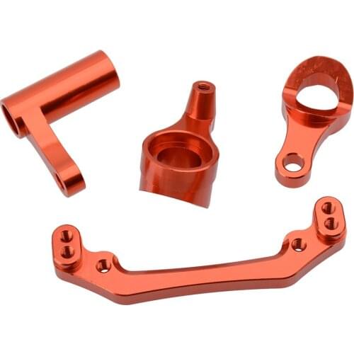 1 Set HNR HongNor H9801 RC Monster Truck Aluminum Alloy Upgrade Parts P980007 (H98023) Metal Steering Servo Horn Arm Set