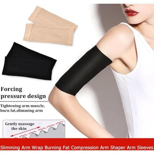 1 Pair Slimming Arm Wrap Burning Fat Compression Arm Shaper Arm Sleeves for Women Girl Weight Loss Arm Wraps