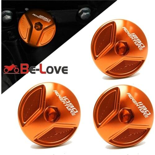 2021 New For KTM ADV 1090 1190 1290 1290 Super Adventure R/S High quality Oil Filter Cup Plug Motorcycle Engine Cover Screw
