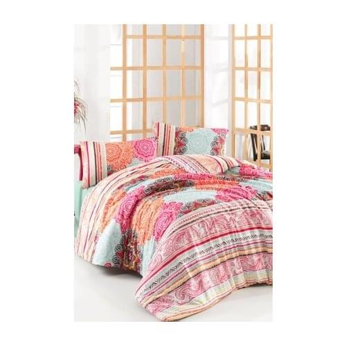 Colorful Design 240x220cm King size 4 PCS 100% Cotton Bedding set