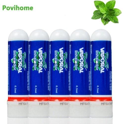 5Pcs 100% Original Nasal Inhaler Mint Cream Rhinitis Nose Cold Cooling Relief Dizziness Headache Refreshing Herbal Ointment