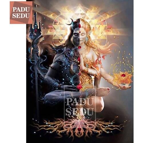 DIY 5D Diamond Mosaic Painting Full Square Cross Stitch Kits Abstract Religious Man Diamond Embroidery Rhinestones Art Handmade