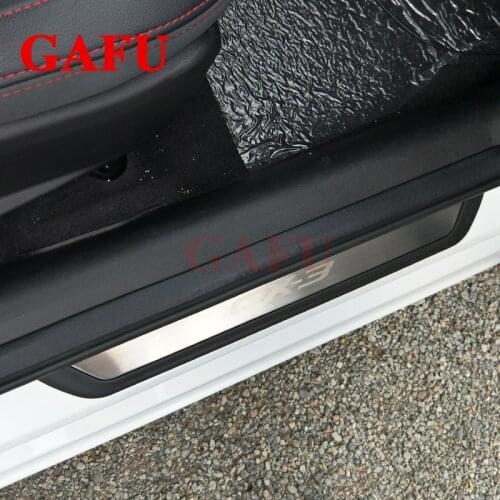 Car Styling Accessories For Mazda CX-3 CX 3 CX3 Door Sill Trim Cover Scuff Plates Guard Protector Protection Sticker