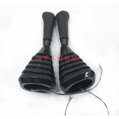 Free shippiung excavator Accessories Ec55 60 80 140 Operating Handle Operating Lever Handle Glue Handle Dirt-Proof Cover