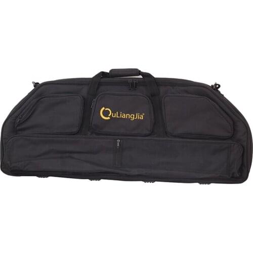 Large Capacity Handle Compound Bow Case Archery Black Sling Adjustable Bow and Arrow Bag