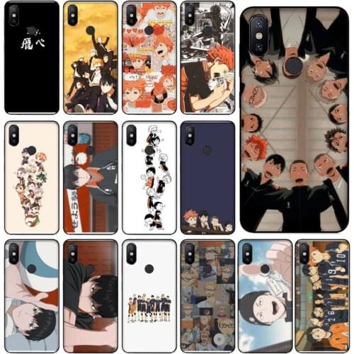 Haikyuu Anime Phone Case For Xiaomi Mi Note 10 Lite pro 7 9 9t pro se a2 lite