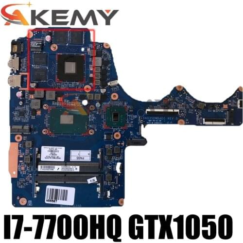 DAG35DMBAD0 Laptop motherboard for HP Pavilion 15-BC original mainboard I7-7700HQ GTX1050-4GB 914772-601