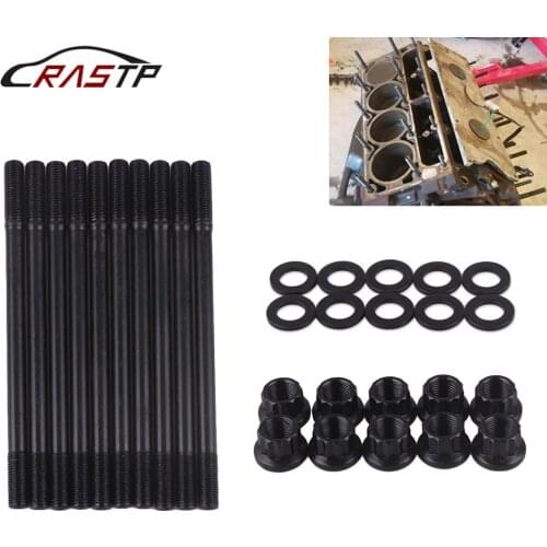 RASTP-Cylinder Head Studs Kit For Honda/Acura Integra B18C1 B18C5 B20VTEC LSVTEC RS-XZZ059