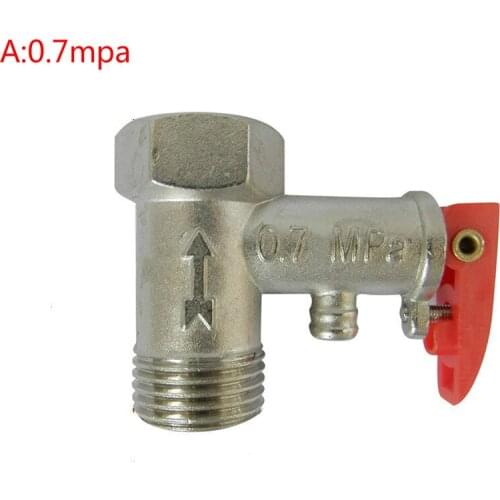 G1/2" DN15 0.7mpa 0.75mpa 0.8mpa temperature and pressure relief valve as tp safety valve for water heaters system