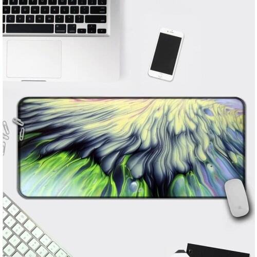 Color paint art Customized Mouse Mat Computer Gaming Mousepad Anti-slip Natural Rubber with Locking Edge Gaming Mouse Mat