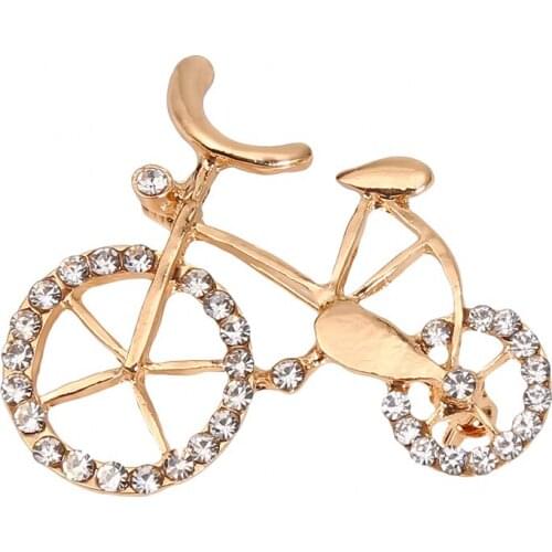 Creative Enamel Pin Men Women Unisex Bike Shape Brooch Bag Hat Clothes Lapel Pin Badge Jewelry Gift Cute Fashion Brooches Pins