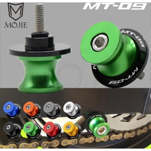 Swingarm Cover 6mm CNC Aluminum Motorcycle Rear Swingarm Spools Slider For YAMAHA MT09 Tracer MT-09 MT 09 FJ-09 FZ-09 FJ09 FZ09