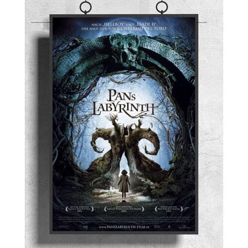 L009 Pans Labyrinth 2006 Fantasy Drama Movie Silk Fabric Poster Art Decor Indoor Painting Gift
