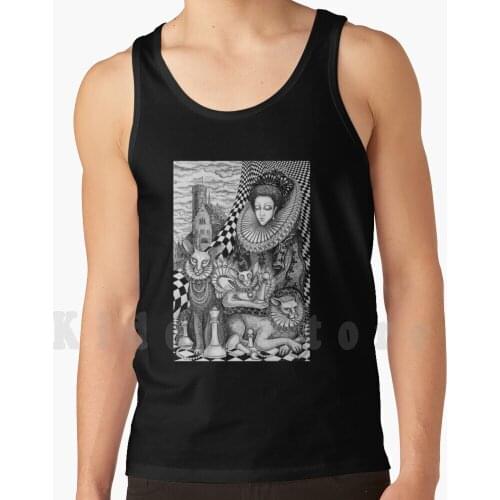 Margaritas Retinue ( Artist Eva Barro ) Tank Tops Vest 100% Cotton Precious Princess Dreams Mystery Serenity