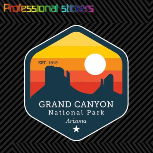Grand Canyon National Park Arizona Sticker Colorado River Grand Canyon Stickers for Car, RV, Laptops, Motorcycles