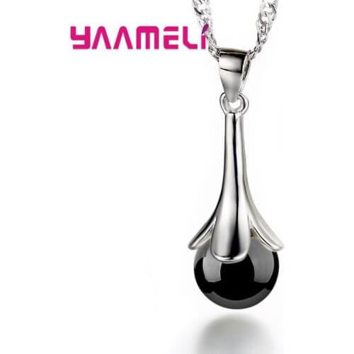 New Attractive Noble Style Women/Ladies Precious Jewelry Sets 925 Sterling Silver Round Flower Pendant Necklace Earring Big Sale