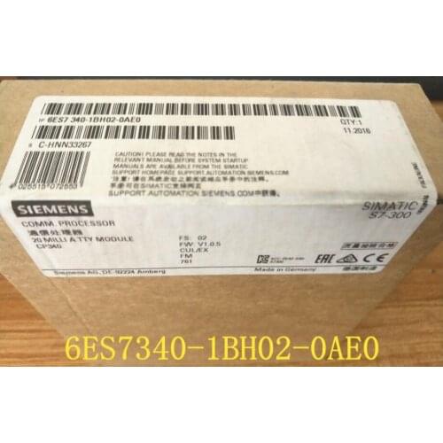 Original NEW SIMATIC S7-300 CP341 COMMUNICATION PROCESSOR 6ES7341-1BH02-0AE0