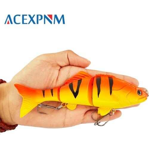 2019 Sinking Wobblers 3 Segments Fishing Lures Multi Jointed Swimbait 50g Hard Bait Fishing Tackle For Bass Lifelike Crankbait