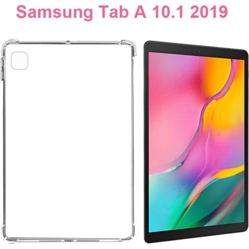 Tablet Transparent case For Samsung Tab A 10.1 T510 2019 Drop Resistance Soft case For Galaxy Tab 10.1 T515 T510 Slim Back case