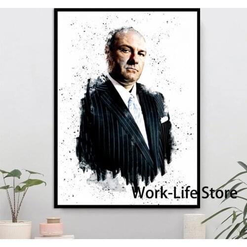 Tony Soprano Godfather TV movie Album Gift Painting Poster Prints Canvas Wall Picture For Home Room Decor (No Frame