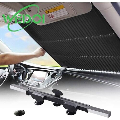 Universal Car Retractable Windshield Sun Shade Car Front Window Blinds Rear Visor For Toyota/Honda/BMW/Mazda