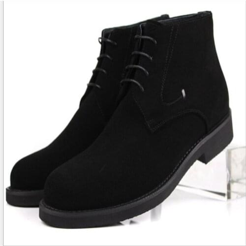 High-tops, belted round-headed business boots, leather boots, work boots