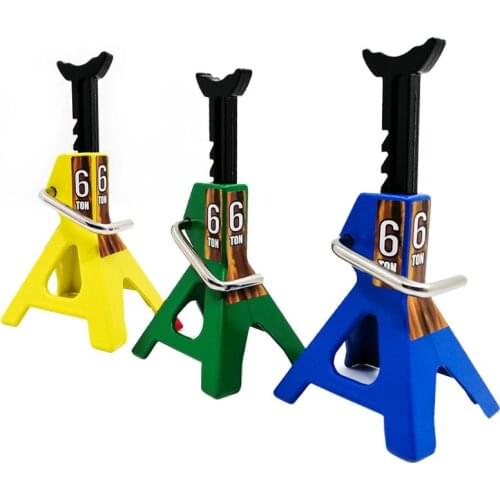 1PC 6 Ton Scale Jack Axle Stand Lift Capacity Heavy Duty Support RC Cars Steel Vehicle Floor Ratchet TRX4 D90 CC01 Trucks