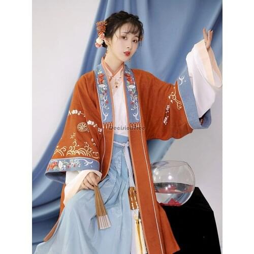 2021 lady casual hanfu traditional chinese costumes ancient retro dance dress woman fairy princess dress stage performance hanfu