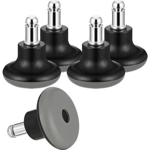 5Pcs Bell Glides Replacement Office Chair Wheels Stopper Office Chair Swivel Caster Wheels, 2 Inch Stool Bell Glides