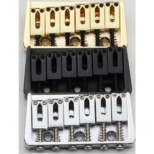6 string electric guitar hard high-grade Bridge Bridge in Chrome, Black or Gold
