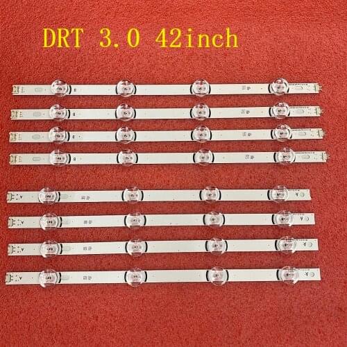 8pcs LED Backlight strip for LG LC420DUE 42LB5500 42LB5800 42LB656V 42LB620V DRT 3.0 42 inch A B 6916L-1710B 1709B 1710A 1709A