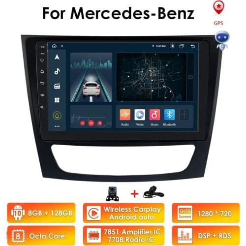 Android 10 9 Inch Car DVD Radio Player for Mercedes Benz E-class W211 E200 E220 E300 E350 E240 E270 E280 CLS CLASS W219 RDS GPS