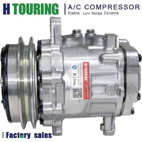 SD7B10 auto car air conditioning ac compressor For MINI EXCAVATOR For YANMAR sanden 7189 KHR3536 4615804 22L-979-2211 029671293