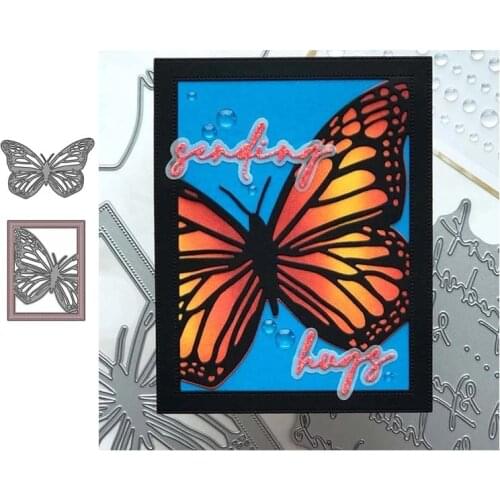 Butterfly Metal Cutting Dies for Scrapbooking Mold Cut Stencil Handmade Tools DIY Card Make Mould Model Craft Decoration New