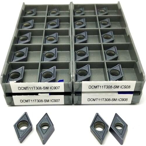 DCMT11T304 DCMT11T308 SM IC907 IC908 Internal Turning Tool turning insert High-quality Cutting tools CNC Metal lathe tool