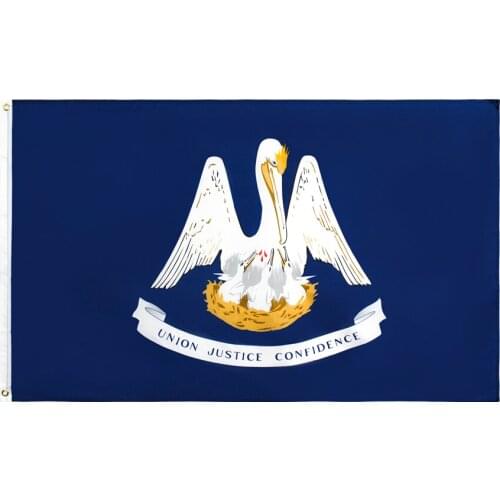 Jennifer 90*150cm us usa state union justice confidence louisiana flag For Decoration