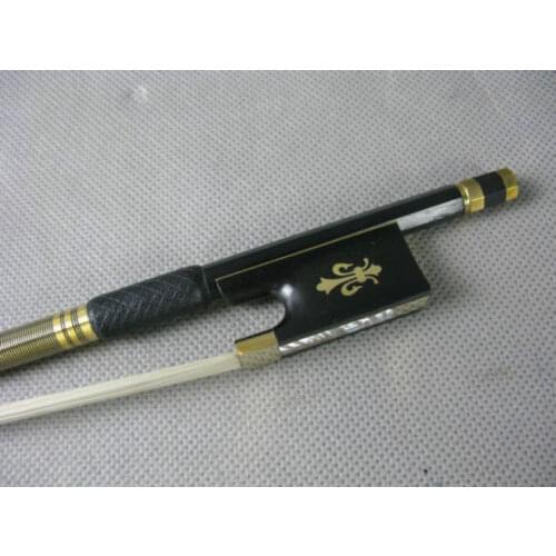 Nice black Carbon fiber VIOLA bow 4/4,good balance