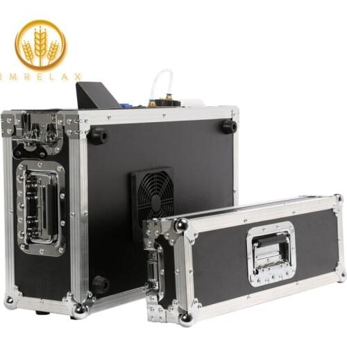 IMRELAX New Heating System 900W Stage Mist Haze Machine with DMX Control Flight Case Package Stage Lighting With Flight Case