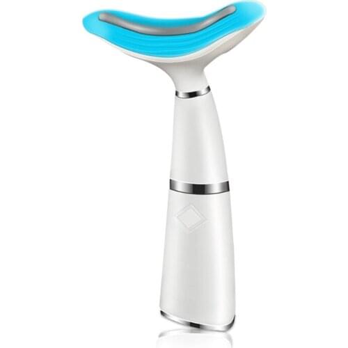 Remove Double Chin Neck Device LED Photon Heating Therapy Anti-Wrinkle Vibration Skin Lifting Tightening Massager Care Tool