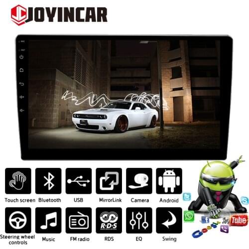 JOYINCAR Single 1din Android 10/9.1 Car GPS Navigation Radio Video MP5 Player Stereo Universal Radio Car Universal Multimedia Wi