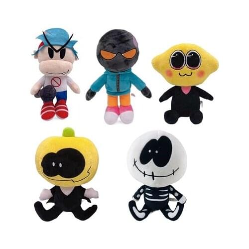 2021 NEW Anime Friday Night Funkin Plush Toy Cute Spooky Month Skid Pump Stuffed Dolls Children Gift