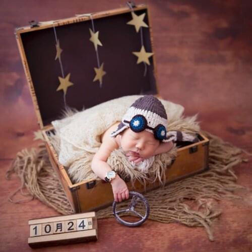 Newborn Jute Backdrop Blanket Baby Photography Prop Chunky Burlap Layer Net F3ME