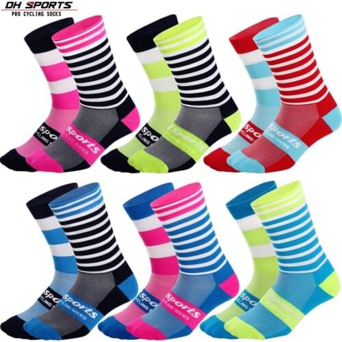New Professional Cycling Socks Women Men Bicycle Racing Sport MTB Socks Wicking Running Basketball Socks calcetines ciclismo